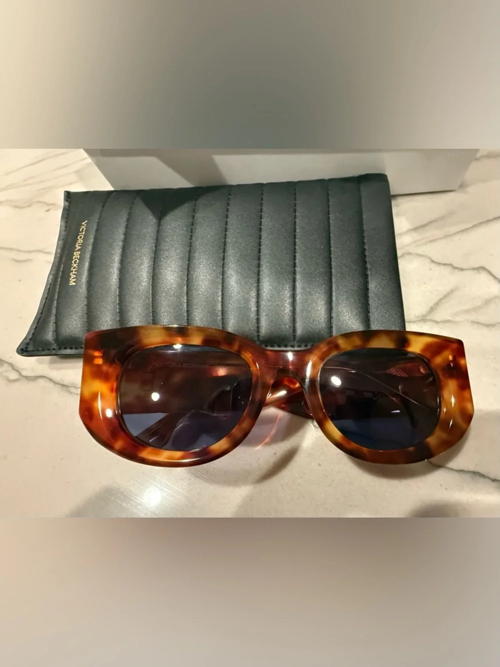 Victoria Beckham VB654S 222 Tortoiseshell Cat Eye Sunglasses 50-22-145 NWT Italy